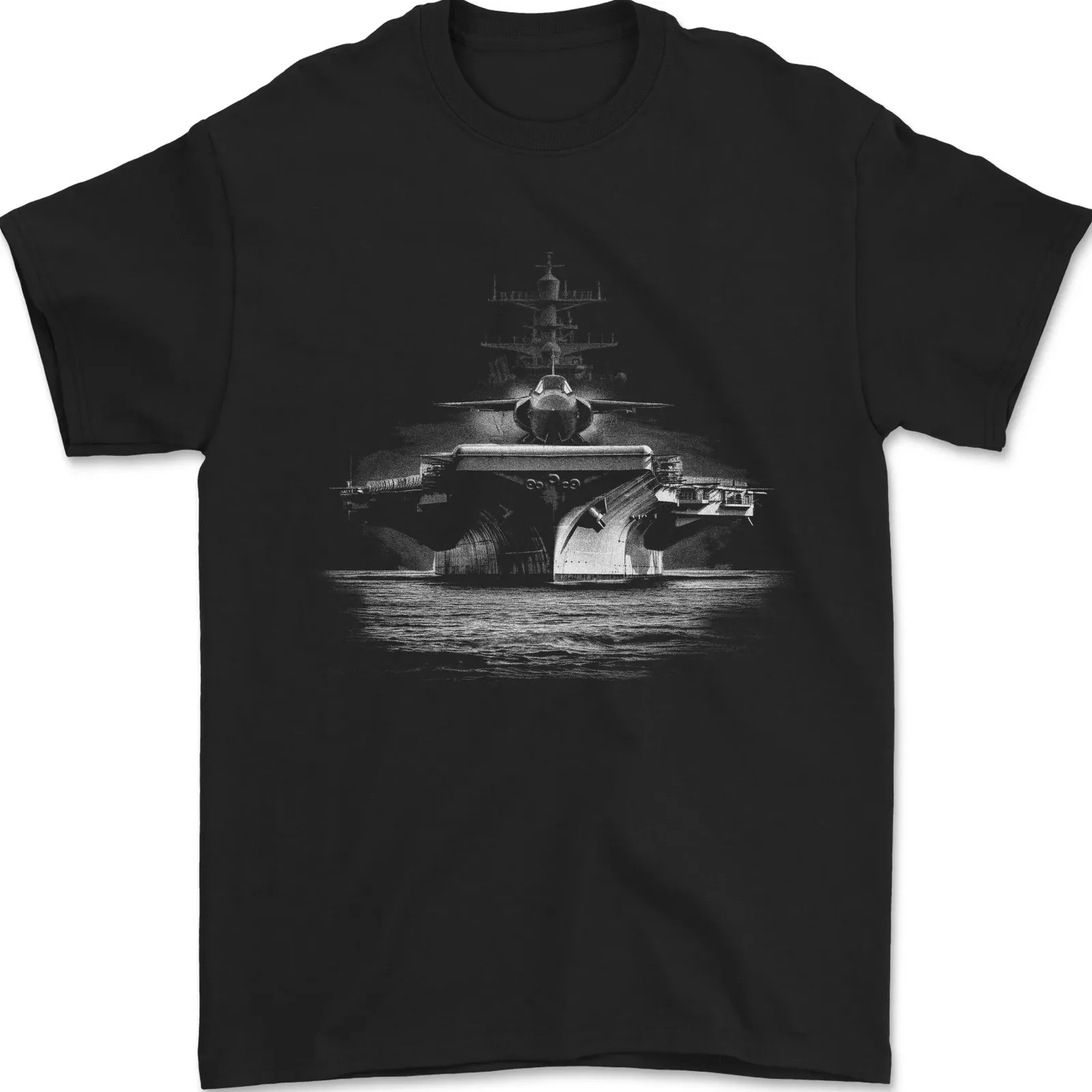 Portaaviones Royal Navy Ship Sailor camiseta para hombre 100 algodón