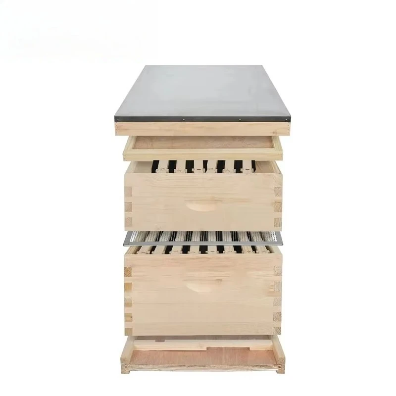 Beekeeping Beehive Box - 10 or 8 Frame Unassembled Wooden for Sale Honey Bee Hive Manufacturing Supplies