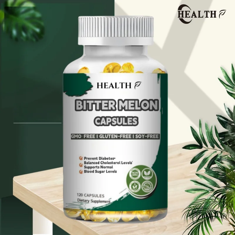 

Bitter Melon Extract 120 Capsules - Non-GMO and Gluten-Free Formula To Promote Fat Burning and Healthy Blood Circulation