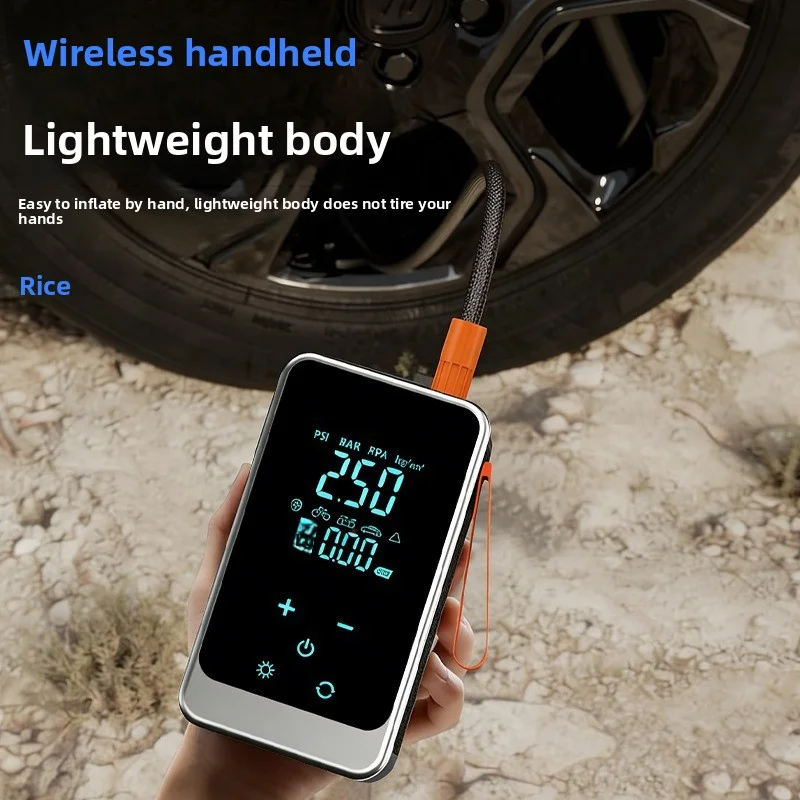 Wireless Air Pump 150psi Touch Screen/Key Portable Electric Tire Inflator For Car Bicycle Motorcycle Mini Air Compressor Injecto