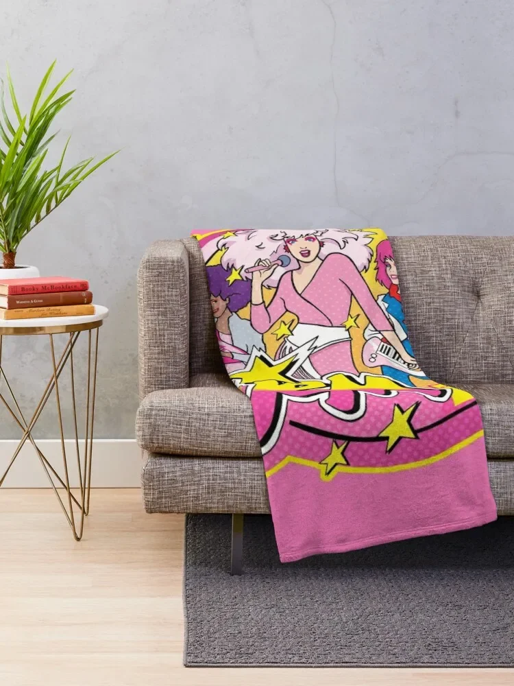 80S Jem and the Holograms HIGH QUALITY Throw Blanket warm winter Fluffys Large Multi-Purpose Sofas Blankets