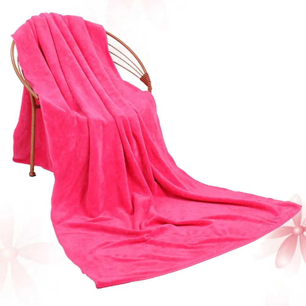 180x80cm Quick-Dry Bath Towel High Absorption Eco-Friendly Gym Beach Swim Beauty Salon Yoga Multipurpose Towels Pink