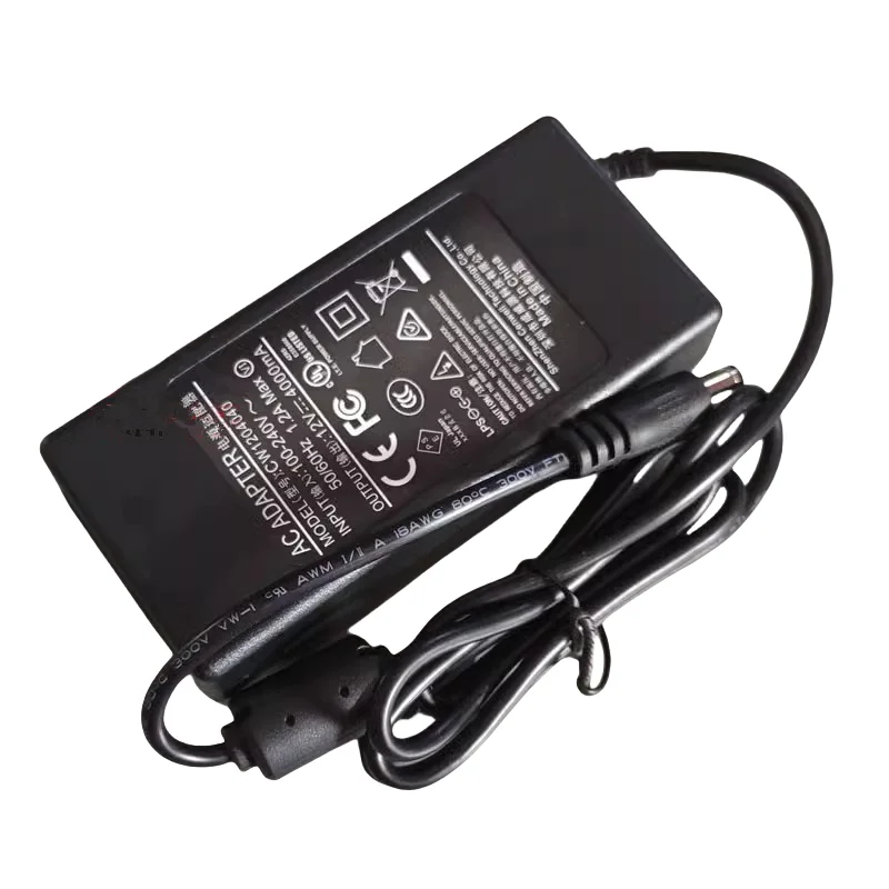 Shenzhen Cenwell Technology CW1204000 12V 4A AC Adapter Charger 48W Power Supply 5.5*2.1mm for Govee Class 2 Power Supply