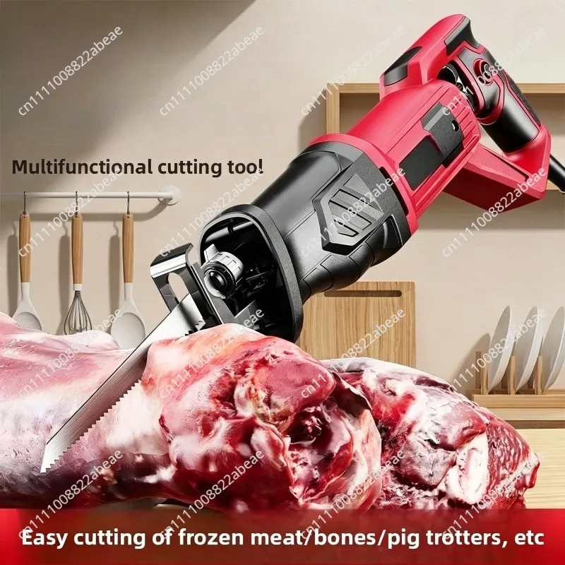 Chainsaw beef bone machine cutting pig electric knife saw small hand-held cutting bone saw household cutting