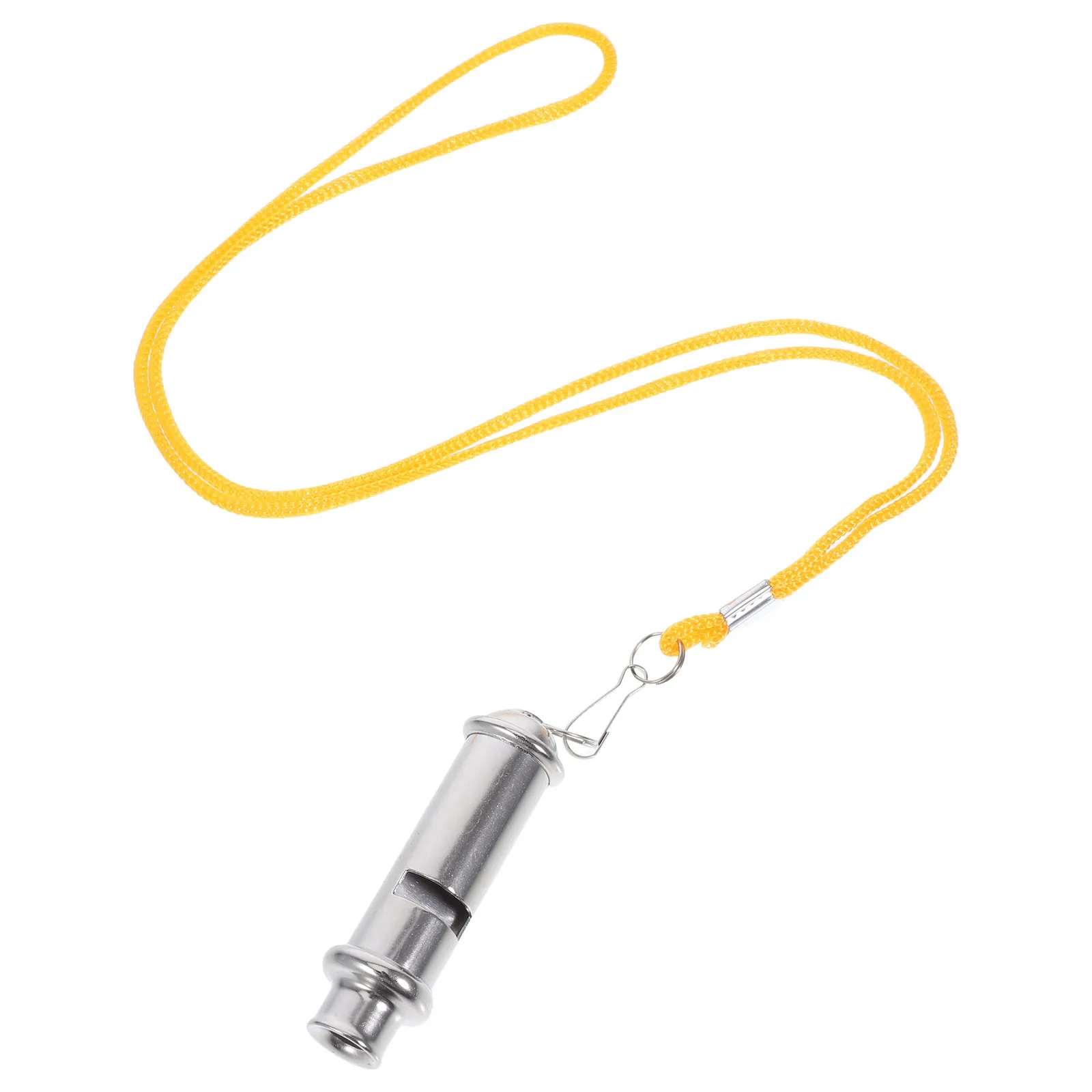 Outdoor Survival Stainless Steel Loud Safety Whistle For Hiking Camping Emergency Bird Training Dog Whistle Keychain