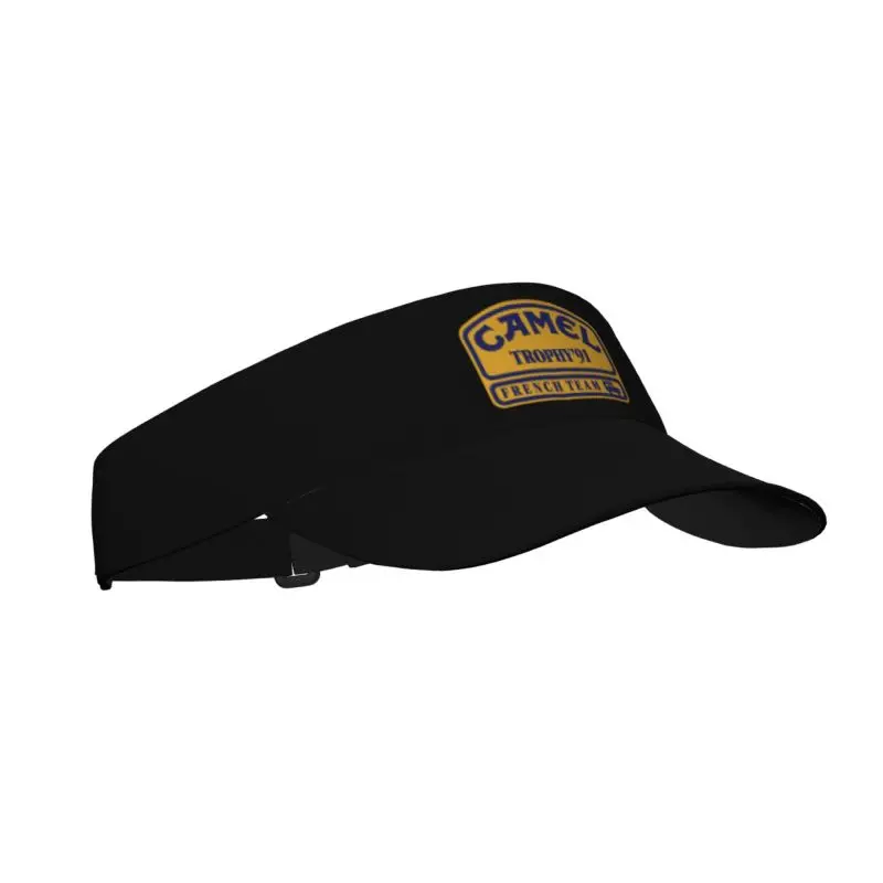 Camel Trophy 91 Print Brim Quick Dry Sun Visor Hat Lightweight Sun Protection Sports Visor for Camping Golf Tennis Women Men