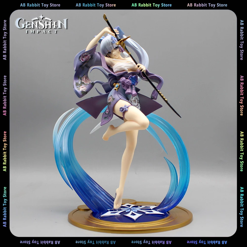 

Genshin Impact Figure Kamisato Ayaka Figures Kamisato Anime Figurine 26cm PVC Statue Model Collectible Desk Decoration Toy Doll