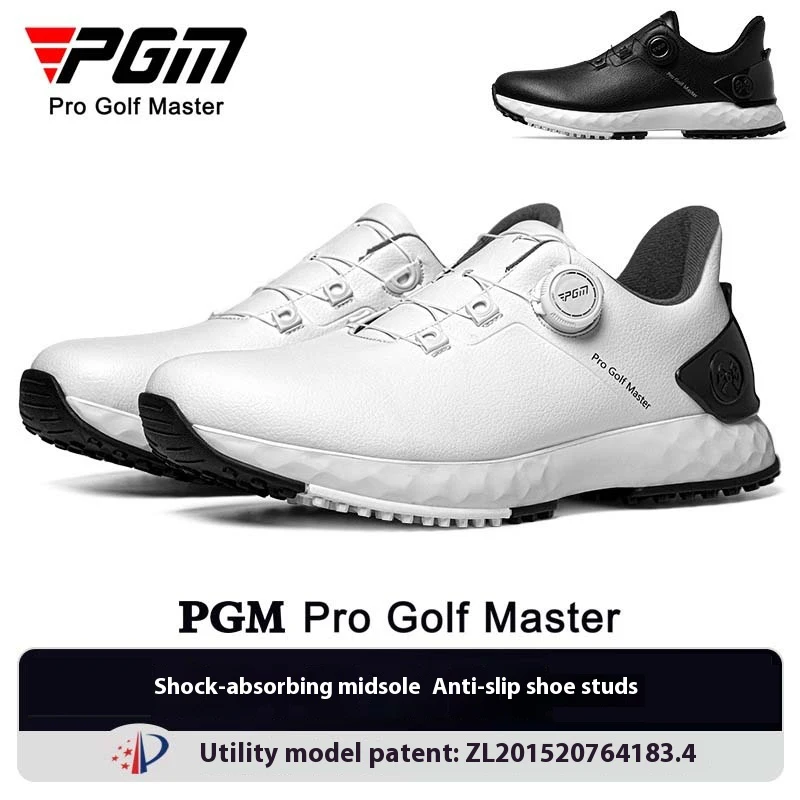 

PGM XZ358 Golf Shoes Men's Sports Shoes Comfortable Cushioning Buckle Waterproof Anti Slip Golf Height Boosting Shoes