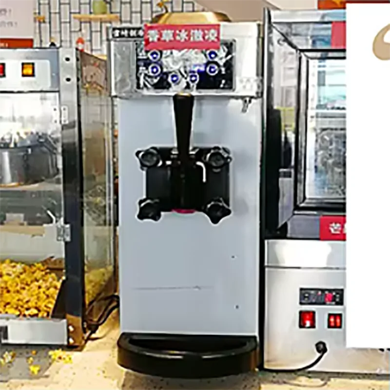 Mini Ice Cream Machine Commercial Soft Small Ice Cream Maker Soft Serve Ice Cream Machine