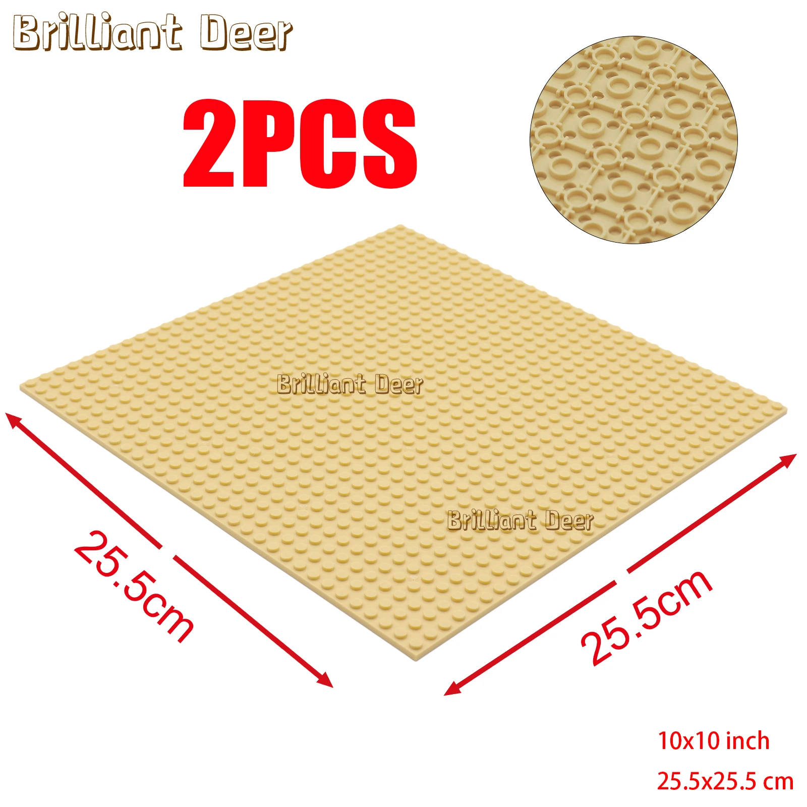 2 Stuks 32X32 Dots Bodemplaat Dubbelzijdig Bouwstenen Grondplaten Voor Diy Moc Bricks Cijfers Display stand Kinderspeelgoed