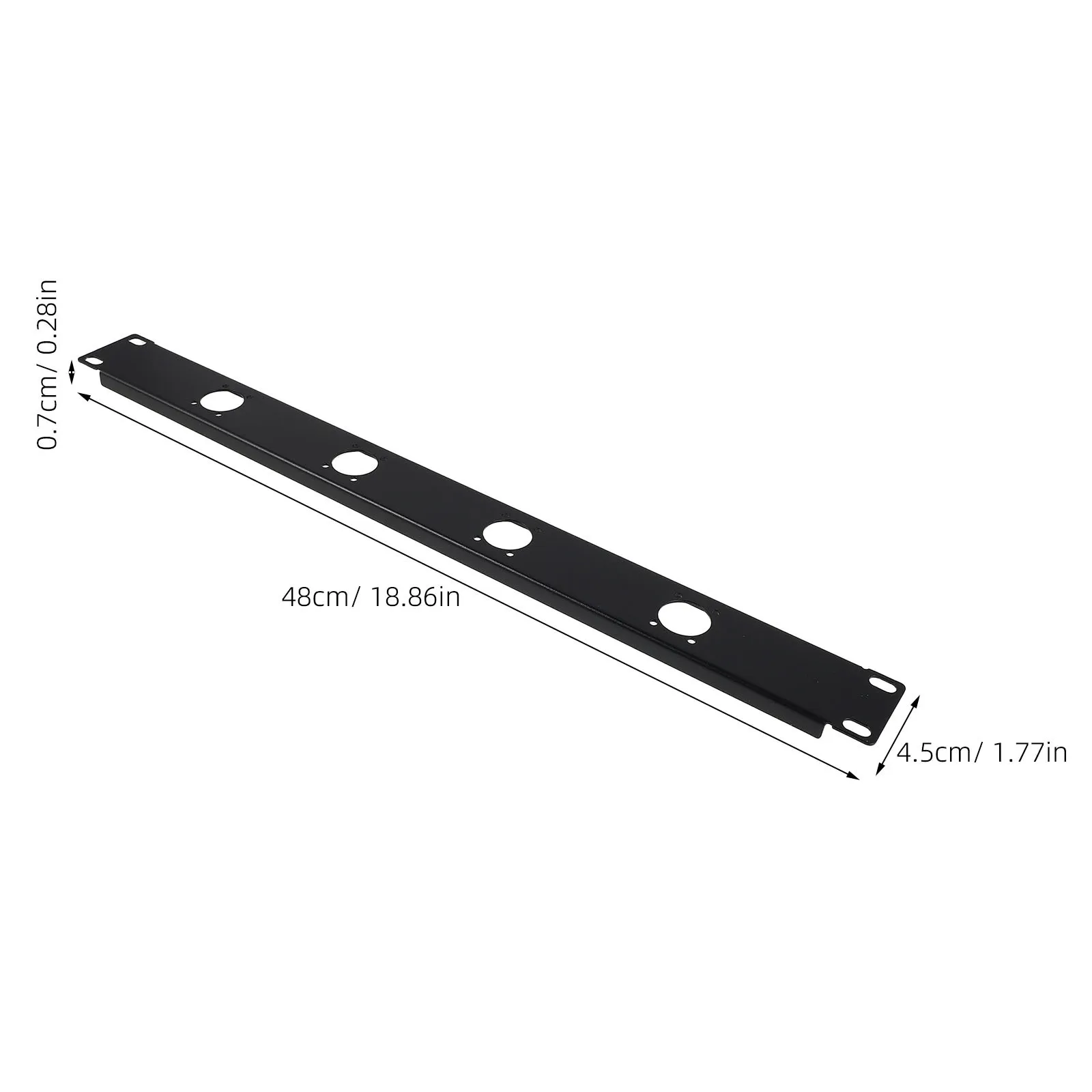 1u 4 ميناء Xlr لوحة التوصيلات متمحور لوحة الرف الصوت رف جبل الحبل المنظم إدارة الأسلاك مقاطع كابلات إدارة الحبل