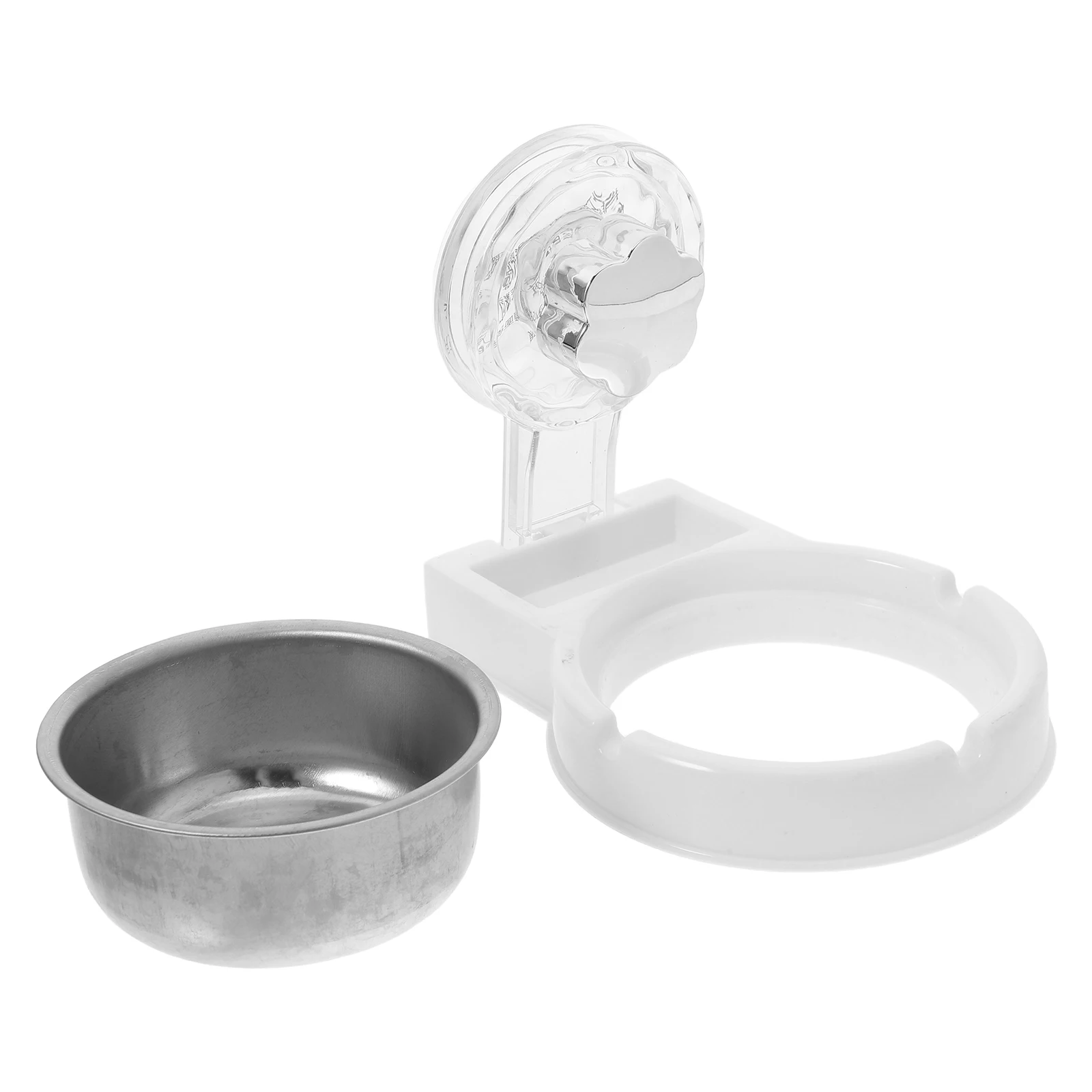 

Stainless Steel Ashtray Simple Wall Mounted No Drill Bathroom ganizer Anti Dust Flying Metal Cigarette Holder Saving