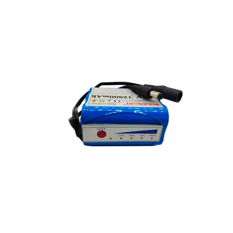 Batterie Li-Ion BMS 12,6 V 12800 mAh 3S2P 18650 avec indicateur d'alimentation