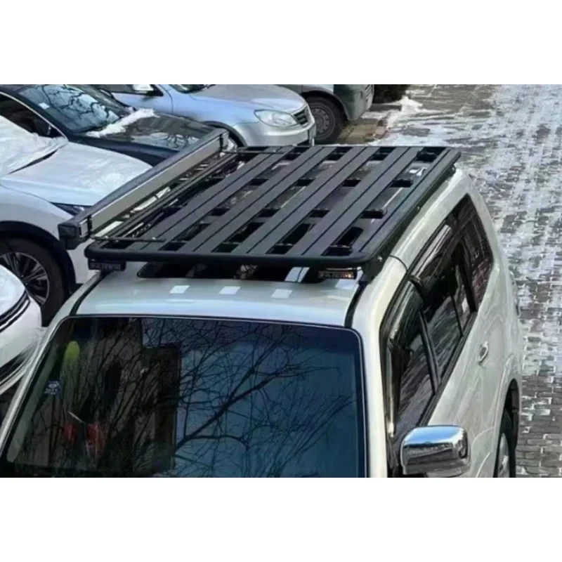 

Высококачественный новый багажник на крышу из углеродно-черного алюминиевого сплава с грузоподъемностью более 100 кг