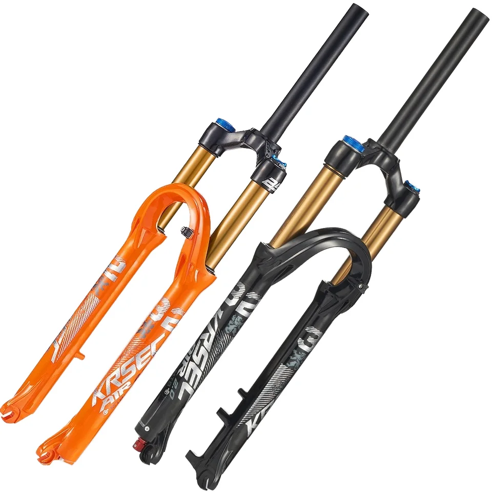 STLF Krsec Quick Release Air Shock Absorber Front Fork for Mountain Bike Off-Road Damping Adjustment Magnesium Aluminum Alloy
