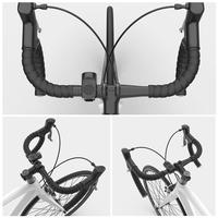 Outdoor Cycling Bicycle Charging Horn Super Loud Bell Waterproof Accessories Equipment Riding Bike Electronic Horn 120dB I8N4