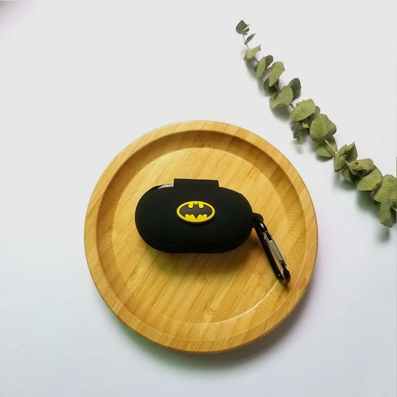 Marvel Batman Earphone Case for Samsung Galaxy Buds / Buds Plus Silicone Soft Shell Protective Sleeve