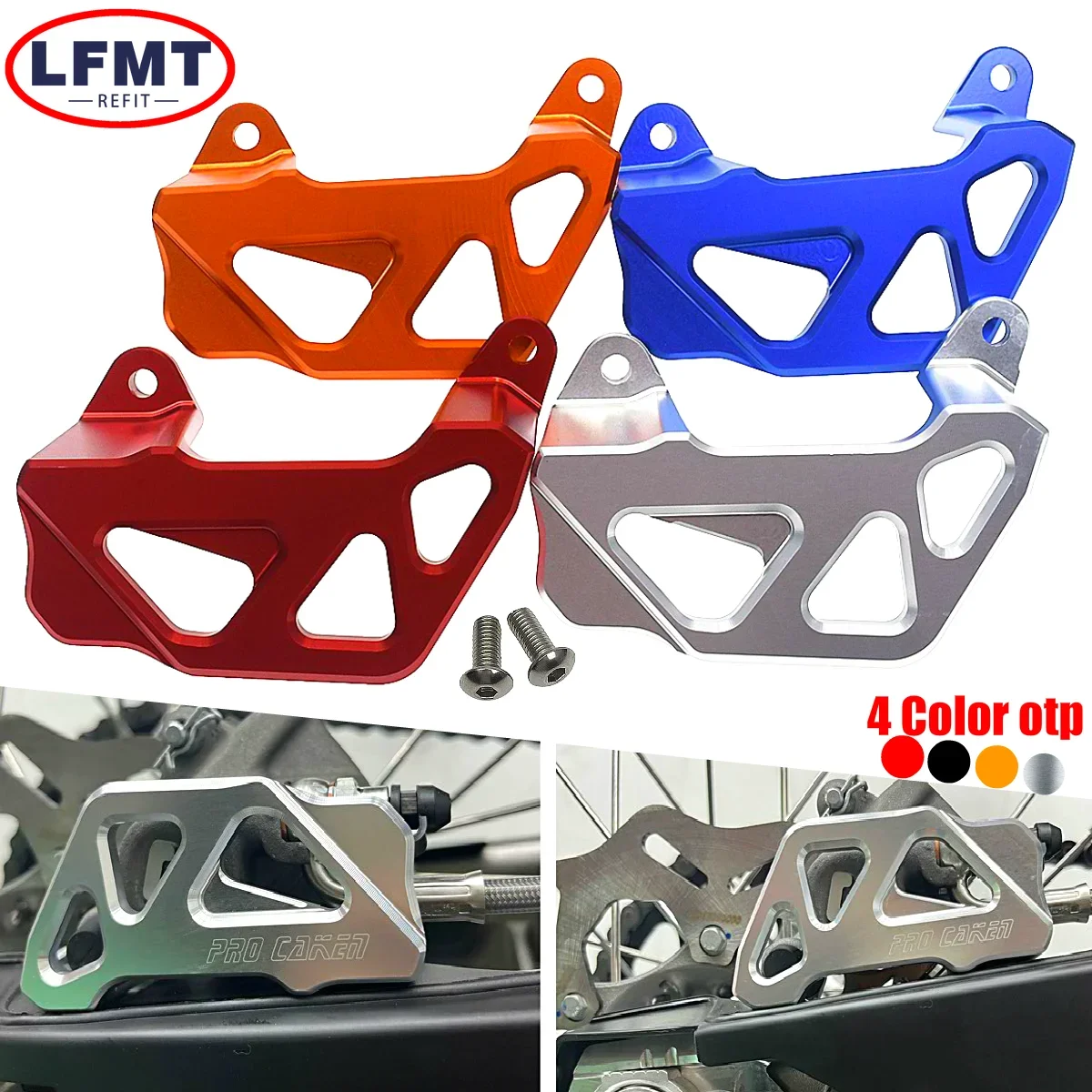 CNC-Hinterrad-Bremssattelschutz, Bremsscheibenschutzabdeckung ​ Für Husqvarna TE FE FC 125-501 Für KTM EXC EXCF SX SXF XC XCW XCFW