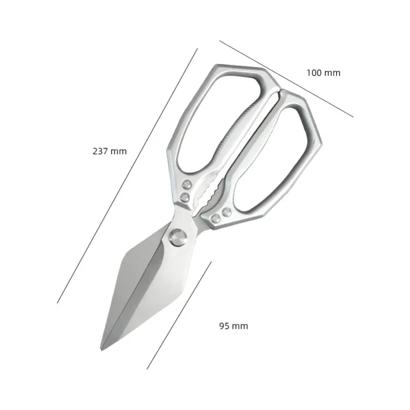 Heavy-Duty Bone Scissors for Grilling Food Meat Cutting Kitchen Shears Multi-Function Stainless Steel Chicken Bones Scissor