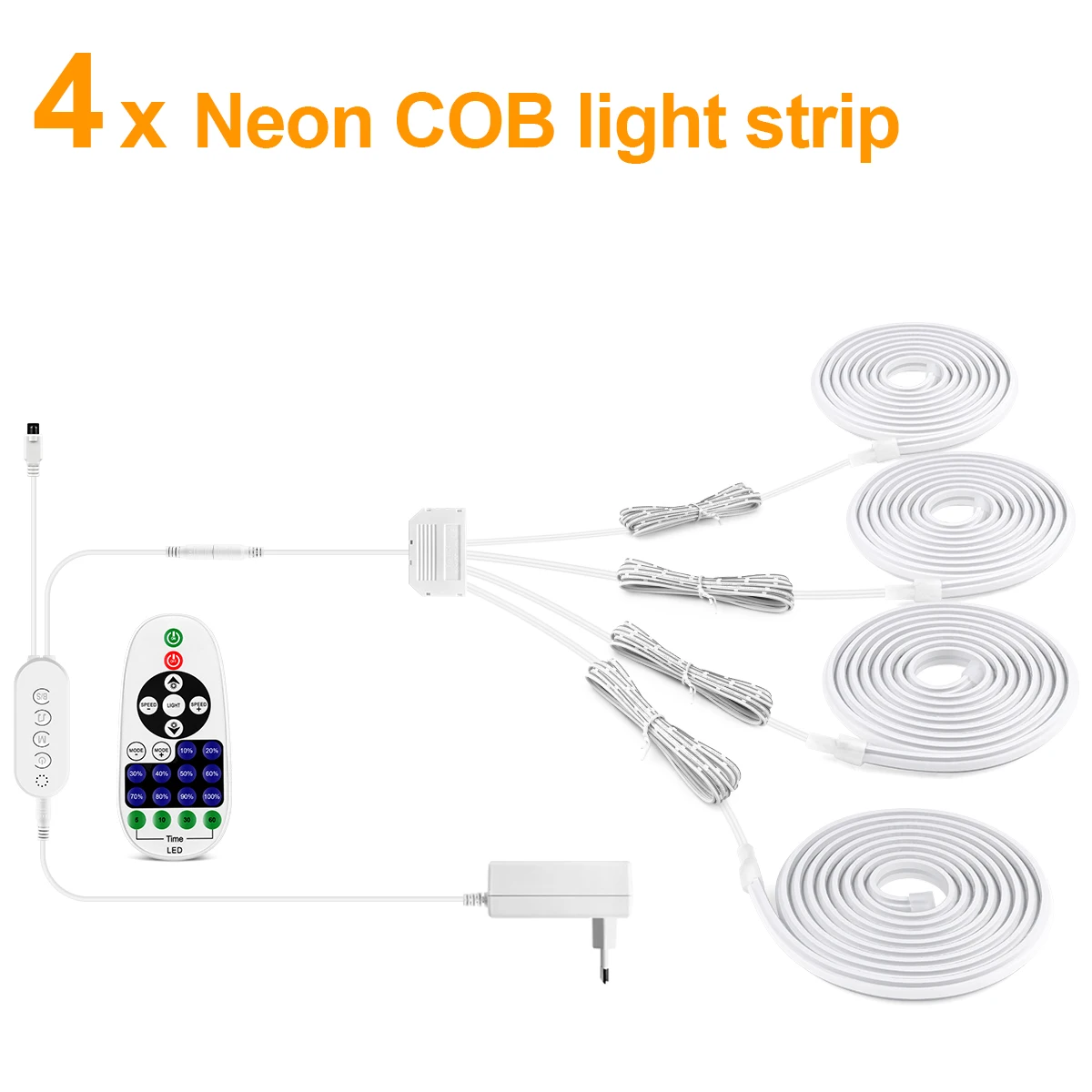Bluetooth APP & RF Afstandsbediening Dimbare COB LED Neon Strip Licht Voor Akoestische Houten Lattenrooster TV Achtergrond Wandpaneel & Kast Decor