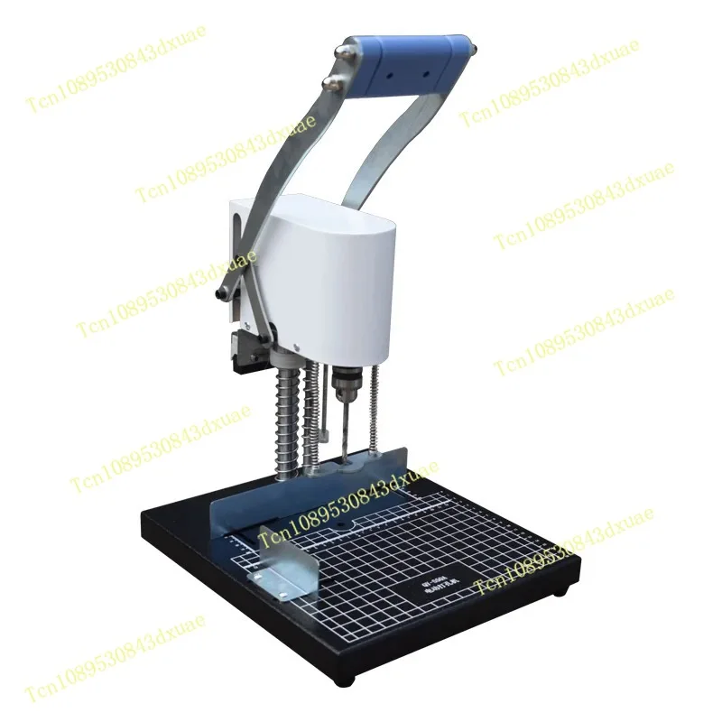 A4 QY-550A Electric Punching Machine Financial Voucher File Paper Punching Drill Bit Can Be Exchanged for 5.5 Cm Thickness