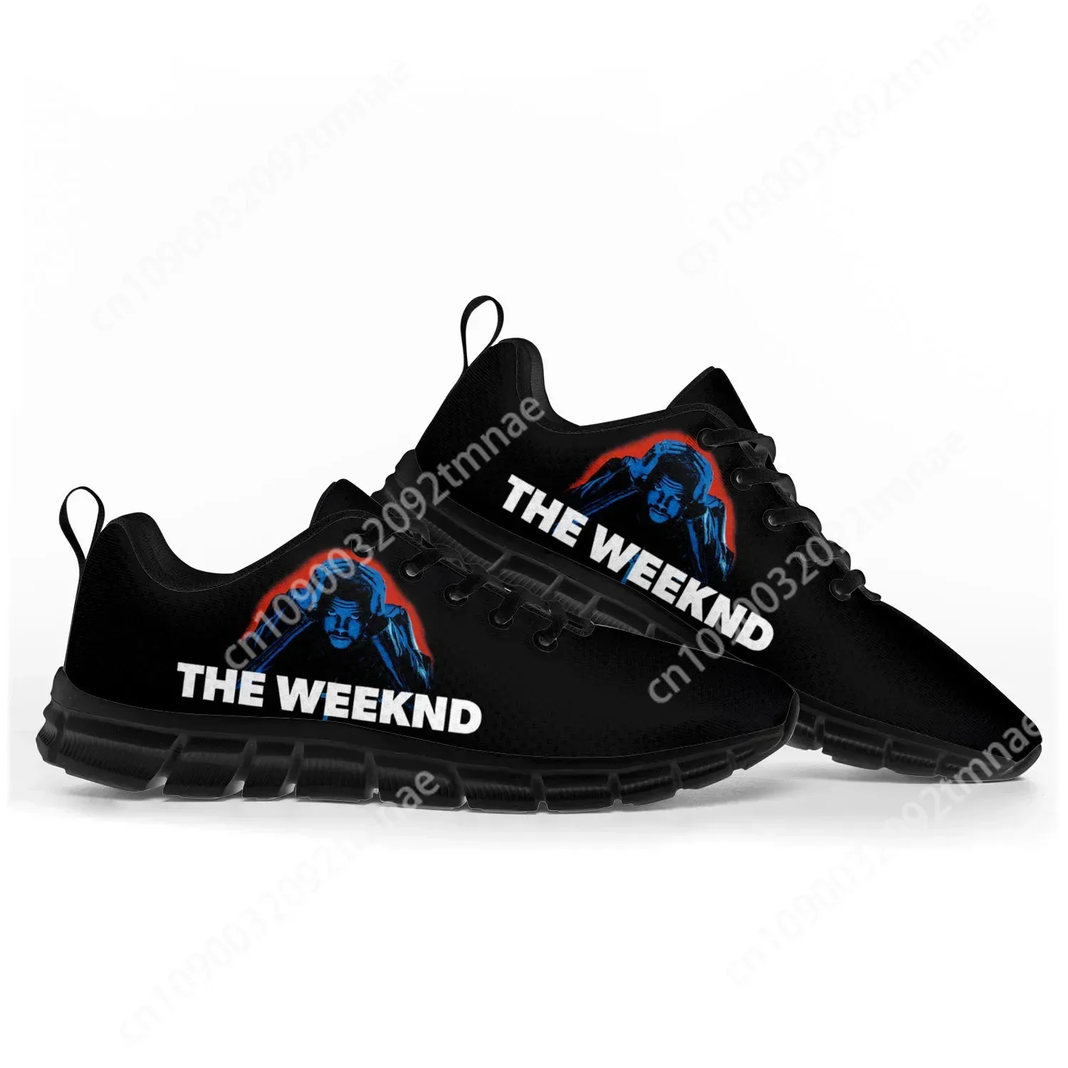 The Weeknd Singer Pop Sports Shoes Mens Womens Teenager Kids Children Sneakers Casual Custom High Custom Couple Shoes Black