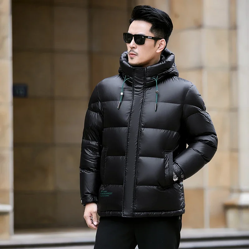 Short Down Jacket Hooded Designer Clothes Men Luxury Duck Male Padding Lightweight Padded Jackets Warm Man Winter Coat