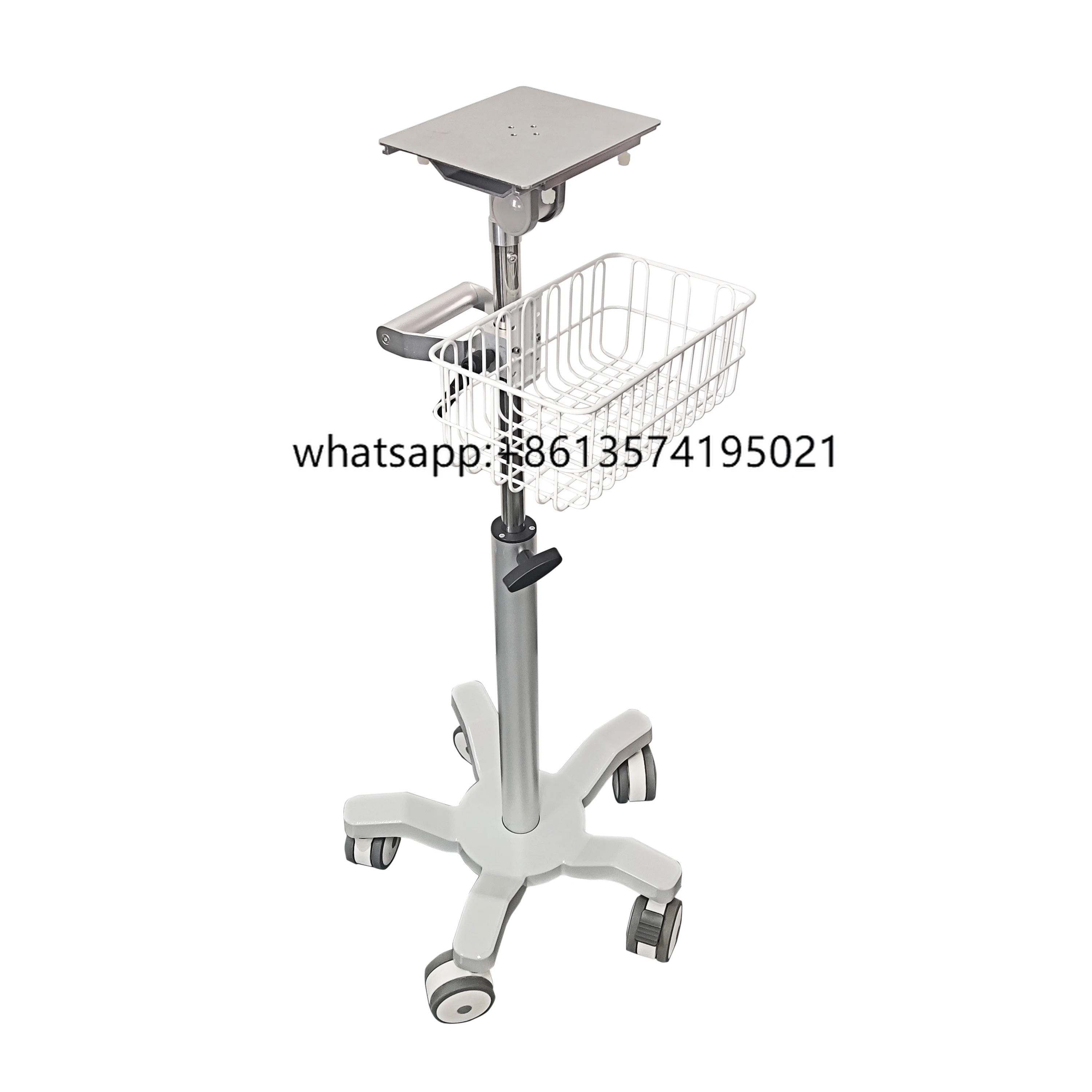 

IN-PT Medical Equipment Adjustable Trolley Integrated Computer Trolley Stand Mobile Medical Cart