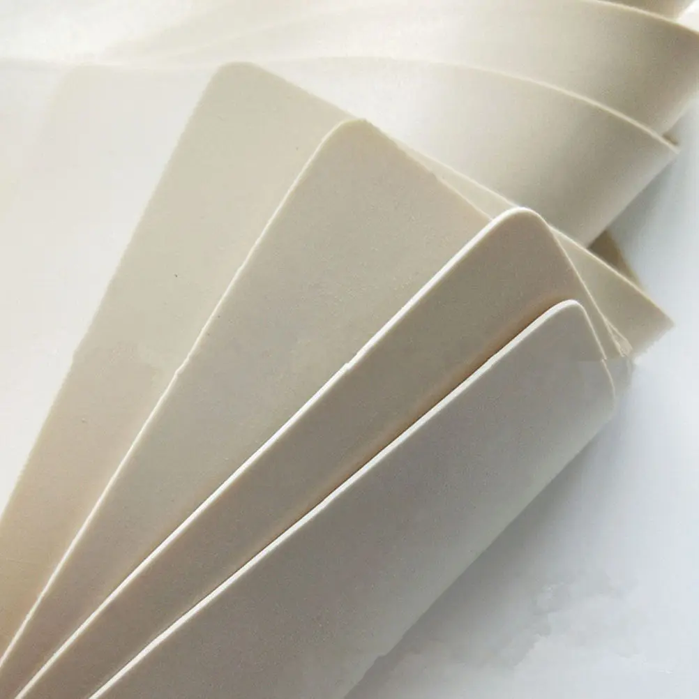 20 Sheets Blank Practice Skin Silicone Double Sided Flexible Soft Tattooing Supplies for Beginners Experienced Artists