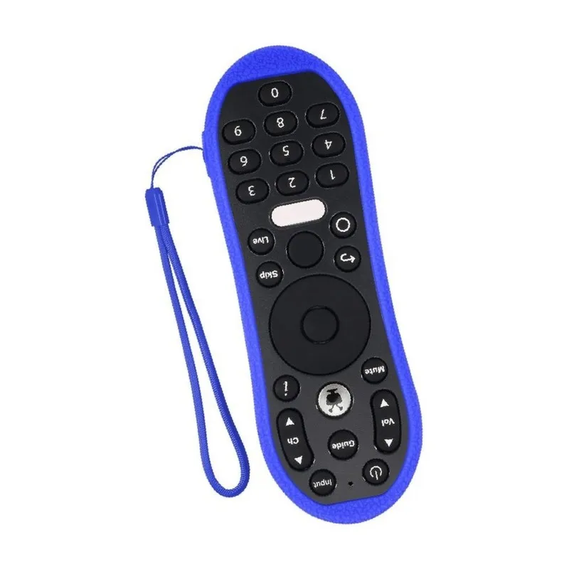 A93E-Silicone Case For Tivo Stream 4K Remote Control Anti-Slip Protective Cover Blue