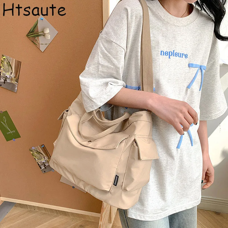 

Винтажные женские винтажные сумки Оксфорд, подростковая сумка через плечо, сумка-мессенджер, женская повседневная сумка для покупок, кошелек через плечо