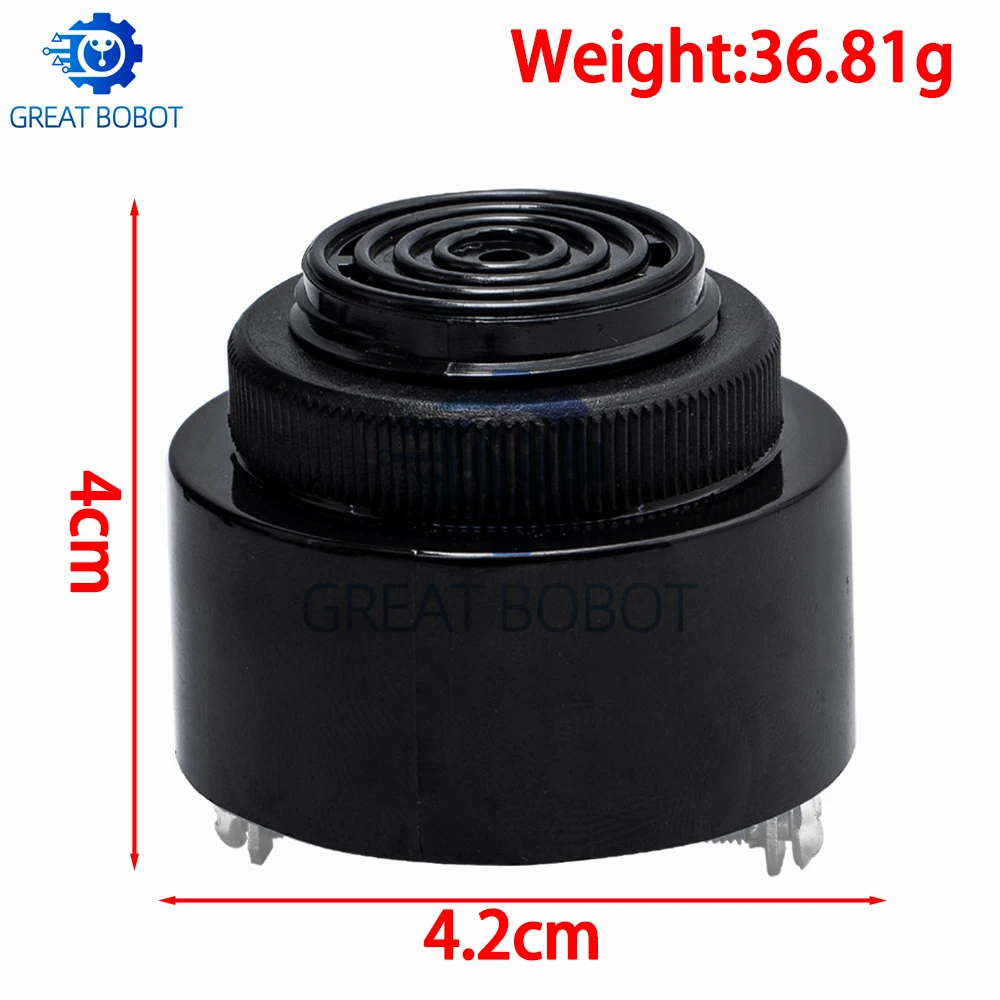 BS M380 Active Buzzer 12V 24V 4310 Piezoelectric DC Speaker Car Dedicated Continuous Sound Voice SFM380 Active Buzzer