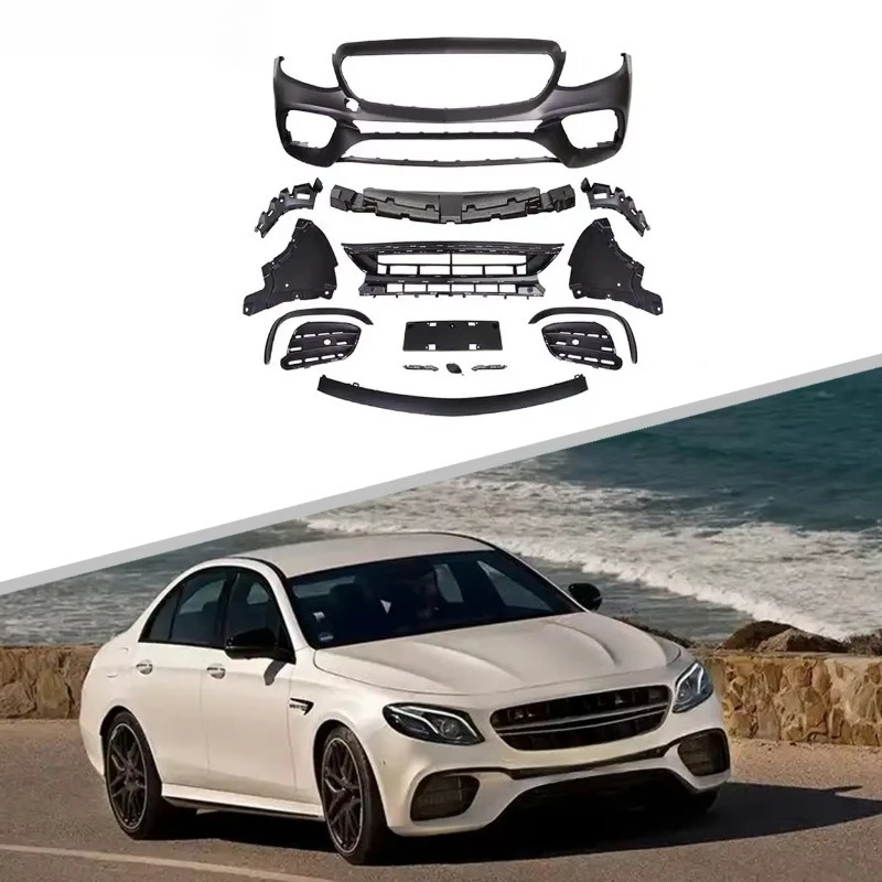 

Sport Style Rear Diffuser Exhaust Trim Bumper Body Kit Fit for E-Class 2017-2020