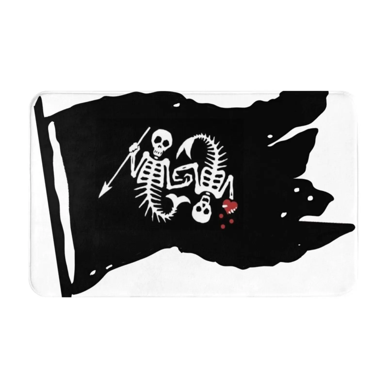 Ofmd S2 Flag Soft Cushion Car Home Carpet Door Mat Ofmd Our Flag Means Death Pirates Skeletons Mermaids Merman Gentleman Pirate