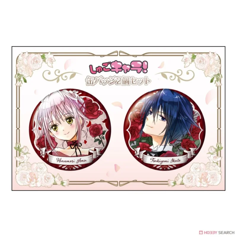 

Japan Caravan Goods Guard Sweetheart Caricature Full Color Rose Badges Bar Jito