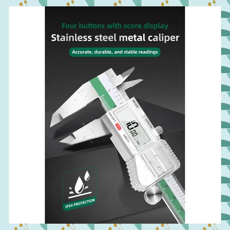 

A71P High Precision 150Mm Stainless Steel Caliper, Zero Setting Feature, Ideal For Measuring Mechanical Components