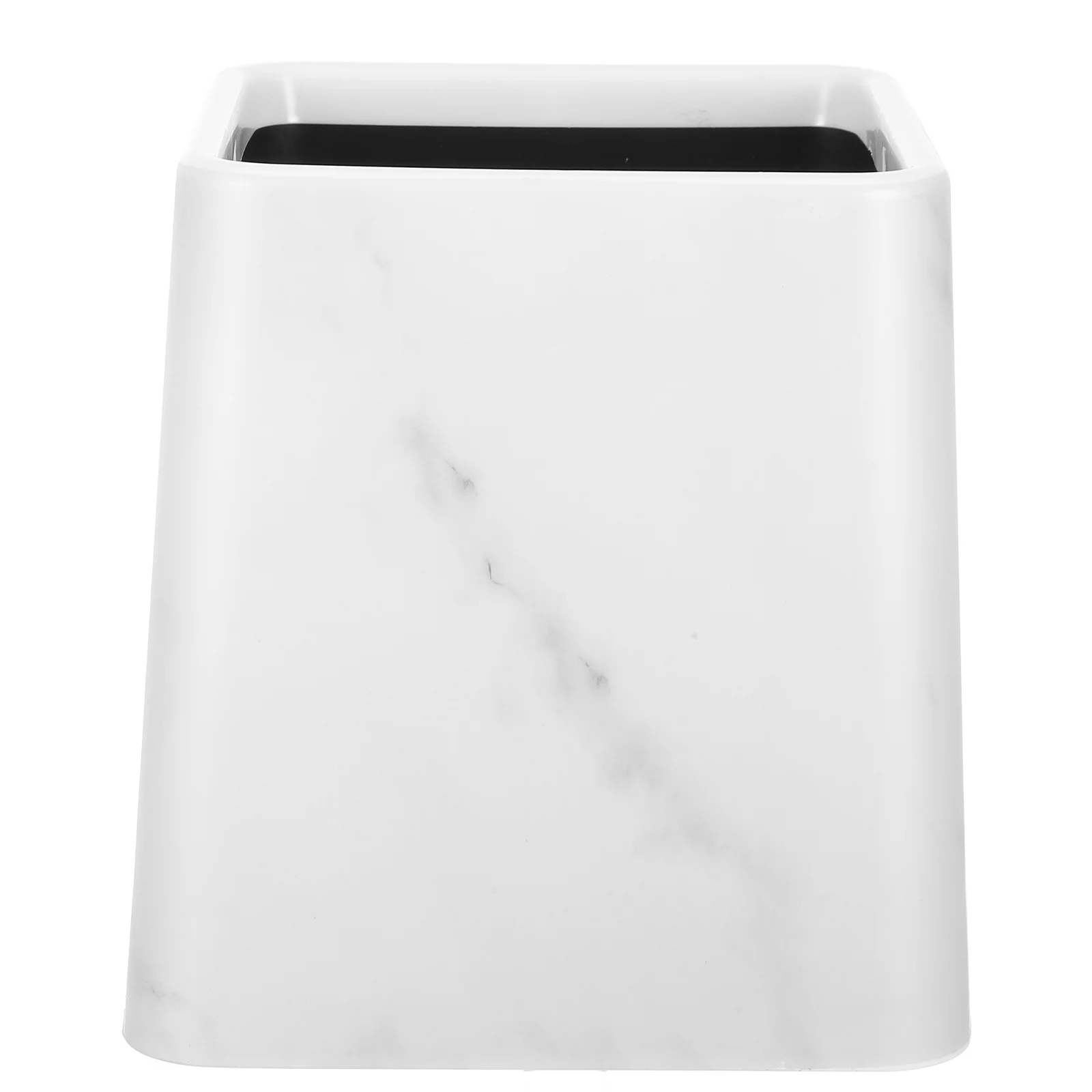 

Decorative Marble Pattern Desktop Small Trash Can for Bedroom Bathroom Kitchen Living Room Office Waste Basket Garbage Bin
