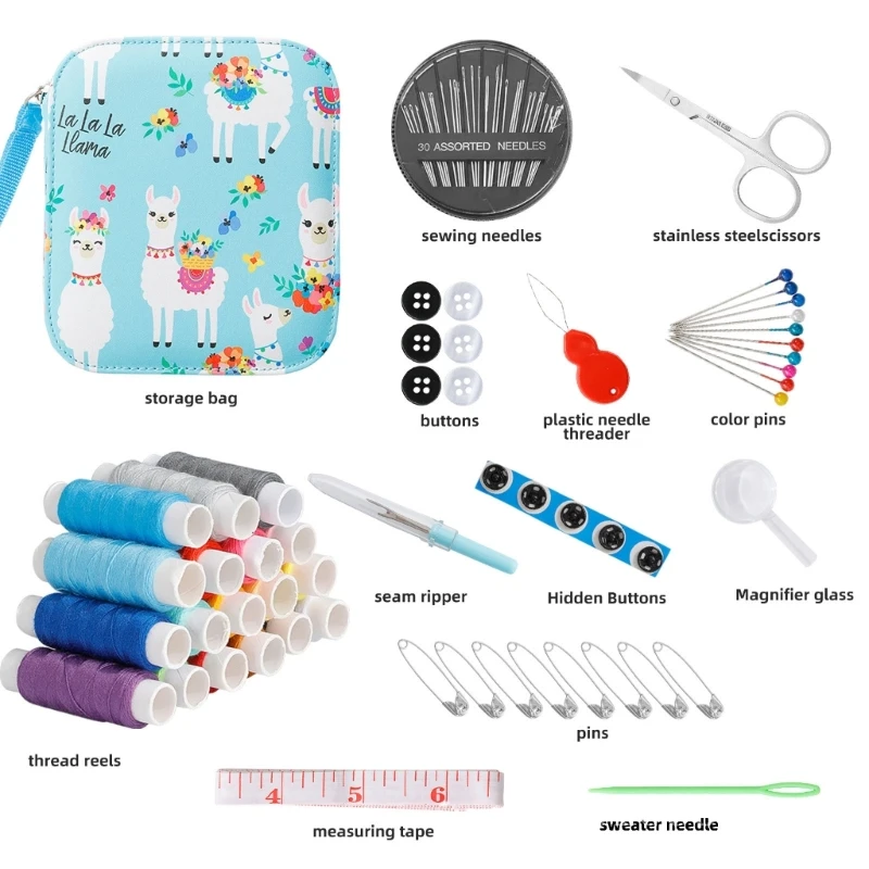 Mini Sewing Set Portable Travel Sewing Set Adult Sewing Supplies Includes Needle Drop shipping