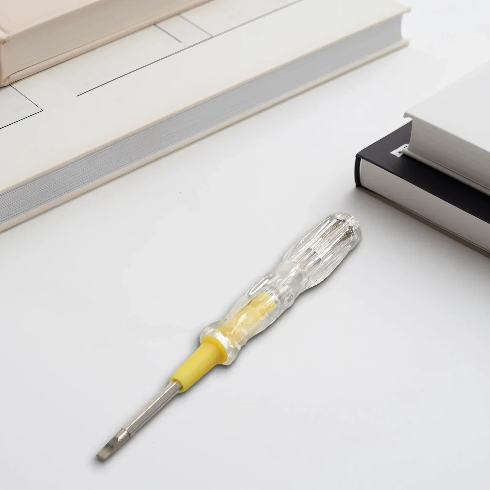 137mm 100-500V LED Electric Tester Pen Screwdriver Multifunctional Double Heads Test Pencil LED Light Electrical Indicator Tool