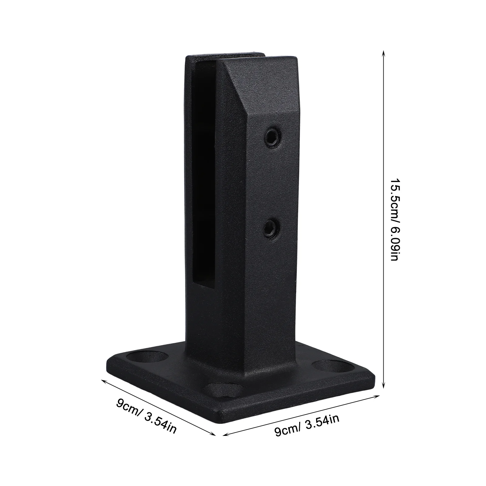 الثقيلة الزجاج المشبك ل درابزين الدرج شرفة المبارزة قبضة آمنة رائعة التفاصيل تصميم درج درابزين زجاجي المشبك