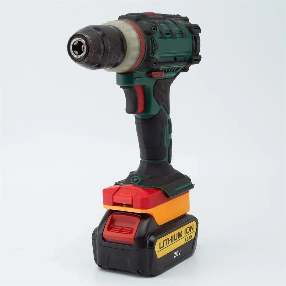 Adaptador Conversor de Bateria para Bateria de Íon-lítio Dewalt para Ferramenta de Perfuração sem Fio de Íon-lítio Lidl Parkside X20v Baterias Não Incluídas