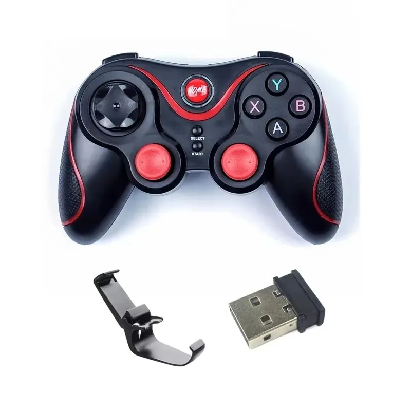 

T3 X3 Wireless Joystick Gamepad PC Game Controller for PS3/IOS Phone/TV Box Support BT3.0 for PC Android Tablet TV Box