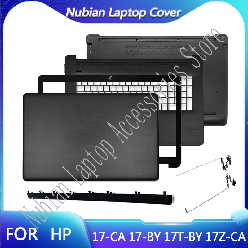 For HP 17-CA 17-BY LCD Back Cover Front Bezel Palmrest Upper Case Bottom Case Hinges Cover Black L22506-001