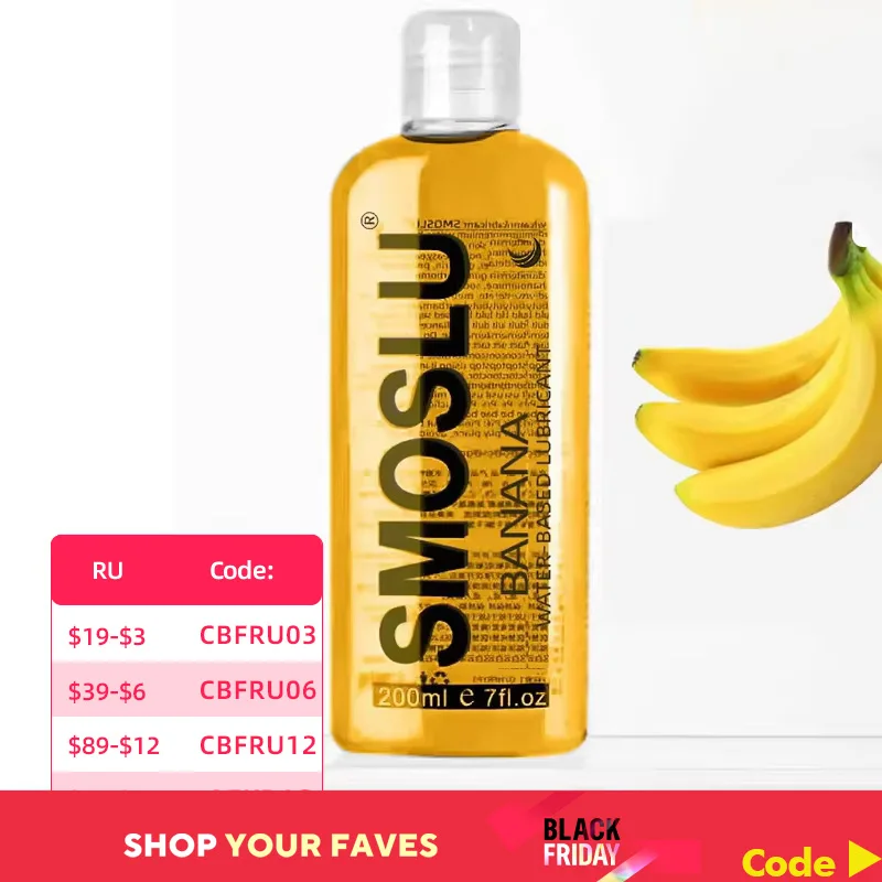 Chocolate Banana lubricants Anal Lubricant for Session 200ml More fruit Water-based lube oil Gay Lubricsate anal Sex Toys