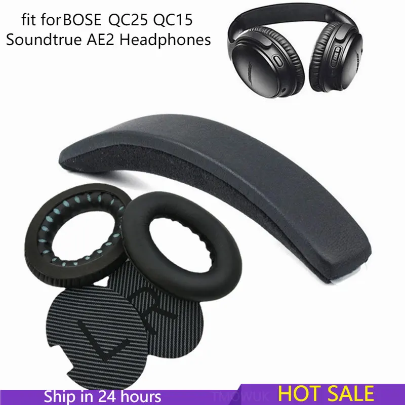 TesRank Vervangende oorkussens voor Bose Quiet Comfort QC 2 15 25 35 I 35 II AE2 AE2i AE2w SoundTrue SoundLink, zwart TesRank Vervangende oorkussens voor Bose Quiet Comfort QC 2 15 25 35 I 35 II AE2 AE2i AE2w SoundTrue SoundLink, zwart