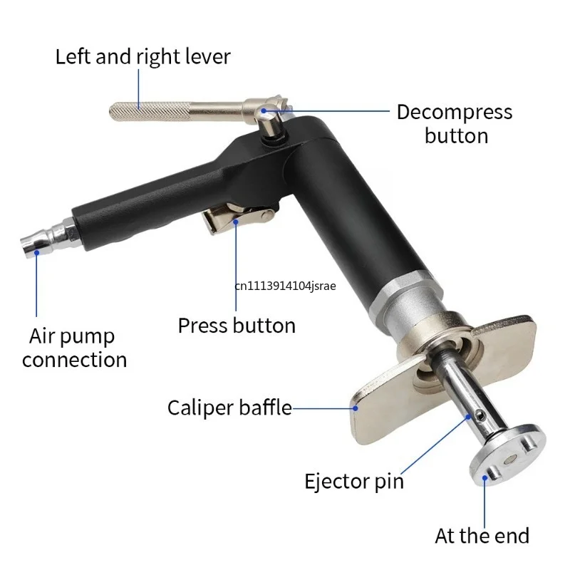 Pneumatic Brake Caliper Piston Reset Tool Ratchet Structure For Brake Pad Replacement Rustproof Automotive Maintenance Tool