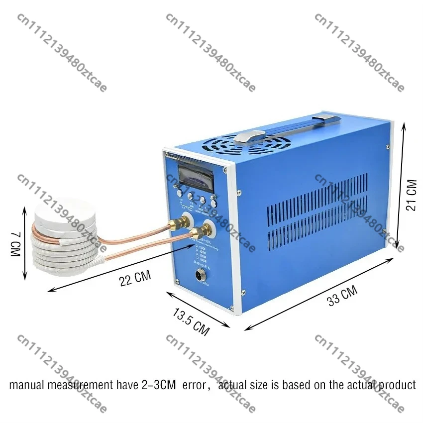 220V 6000W High Frequency Induction Heater, Metal Smelting Furnace for Welding Quenching Industrial Heating Equipment