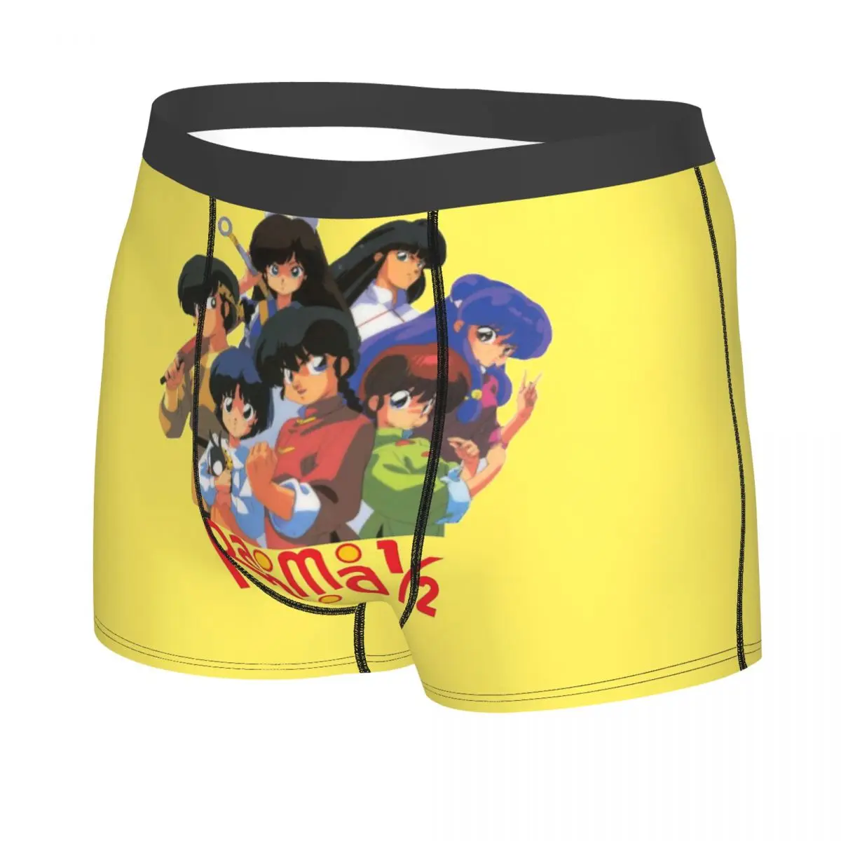Calzoncillos Boxer, pantalones cortos Ranma 1/2 Saotome Pig, bragas para niñas, ropa interior ventilada para hombre, regalo para novio