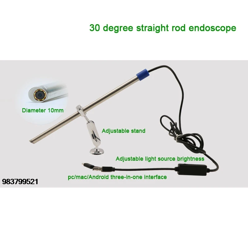 

Good Price NEW Laparoscopy Simulation Training Camera 0 Degree 30 Degree Endoscope Straight Rod Thoracic Cavity Lens Surg