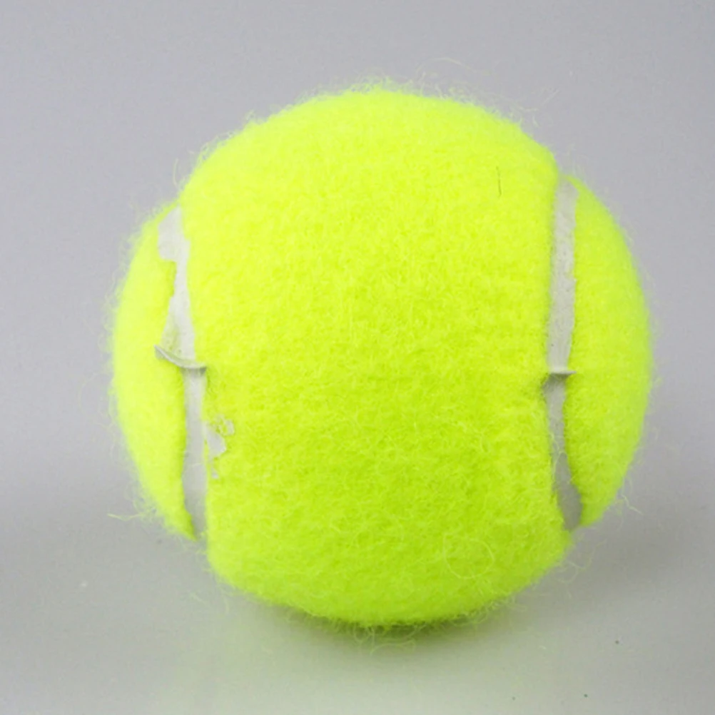 

6pcs Training Tennis Balls Premium Elastic Seams Durable Rubber Practical Accessory for Courts Long-Lasting Pressure Machine